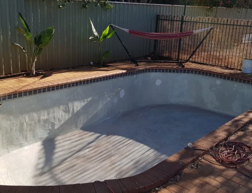 Concrete to fibreglass pool conversion South Hedland (before) – September 2018